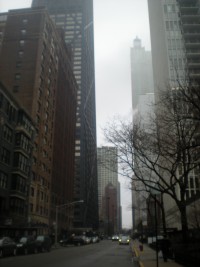 A view of a city street