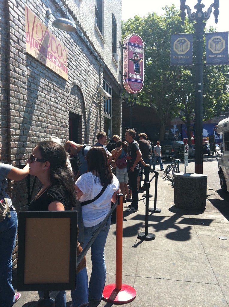 Voodoo Doughnut Line