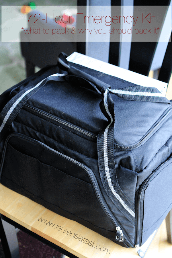 72-Hour Emergency Kits...what to pack and why to pack it. This is a great list!!