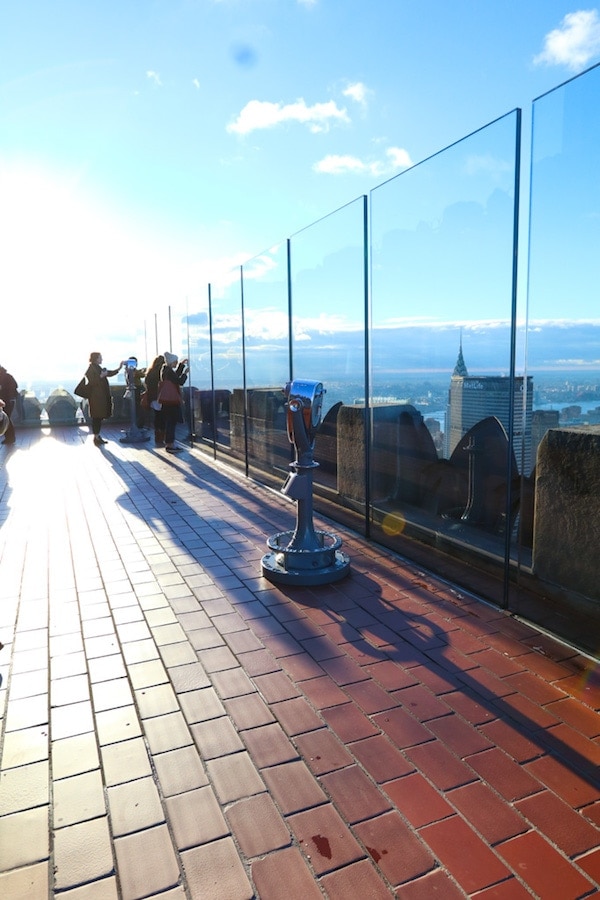 On top of a building