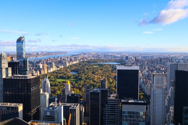 A view of Central Park
