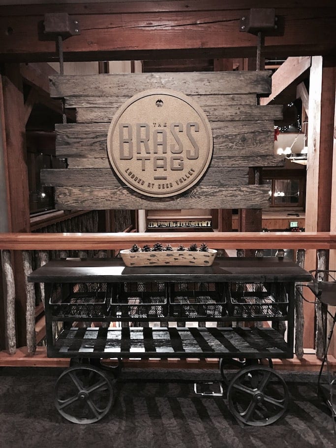 Brass Tag sign
