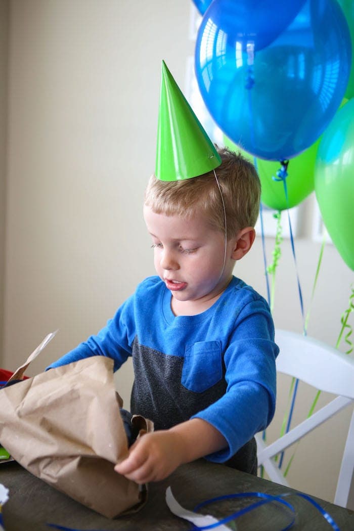 Blake opening presents
