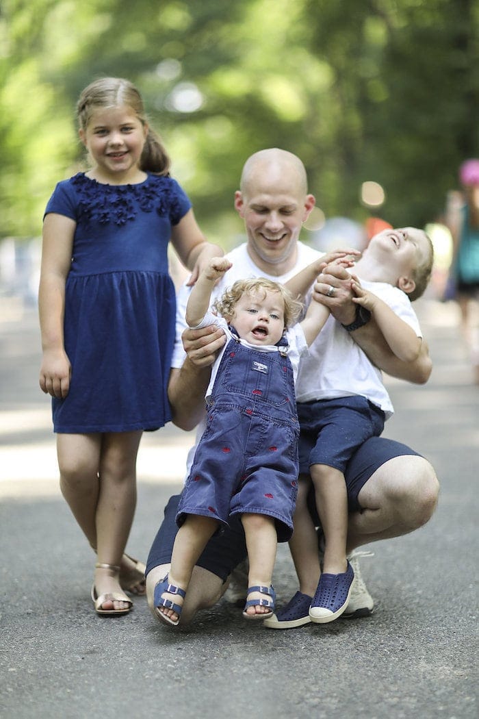 Gordon and the kids