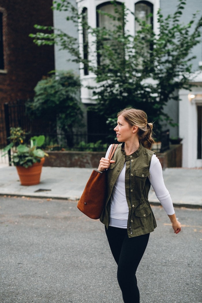 Lauren walking