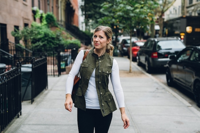 Lauren walking