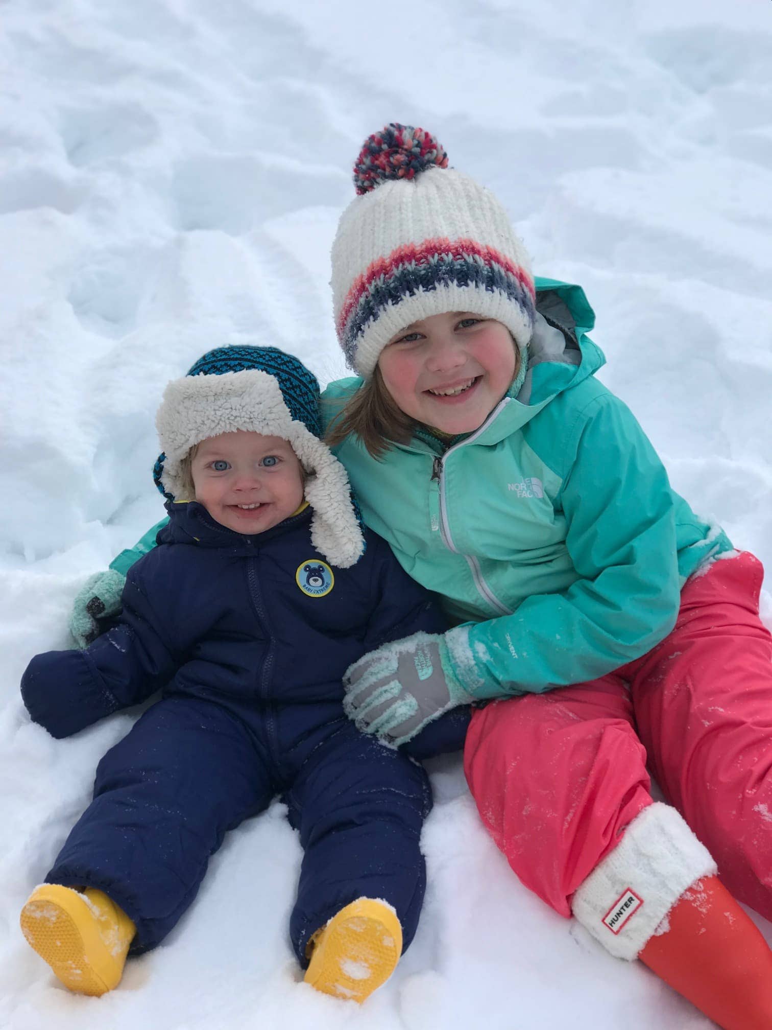 Brooke and Eddie in the snow
