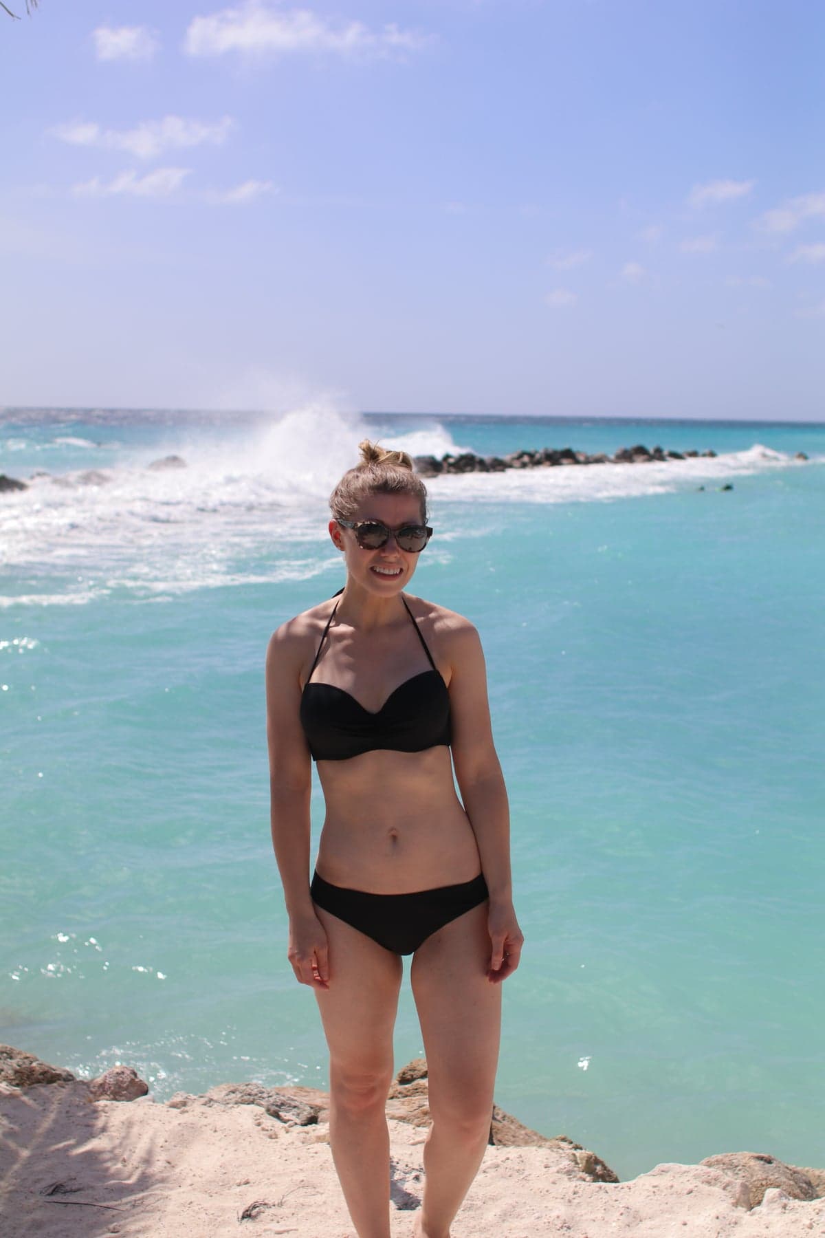 Lauren standing in the water