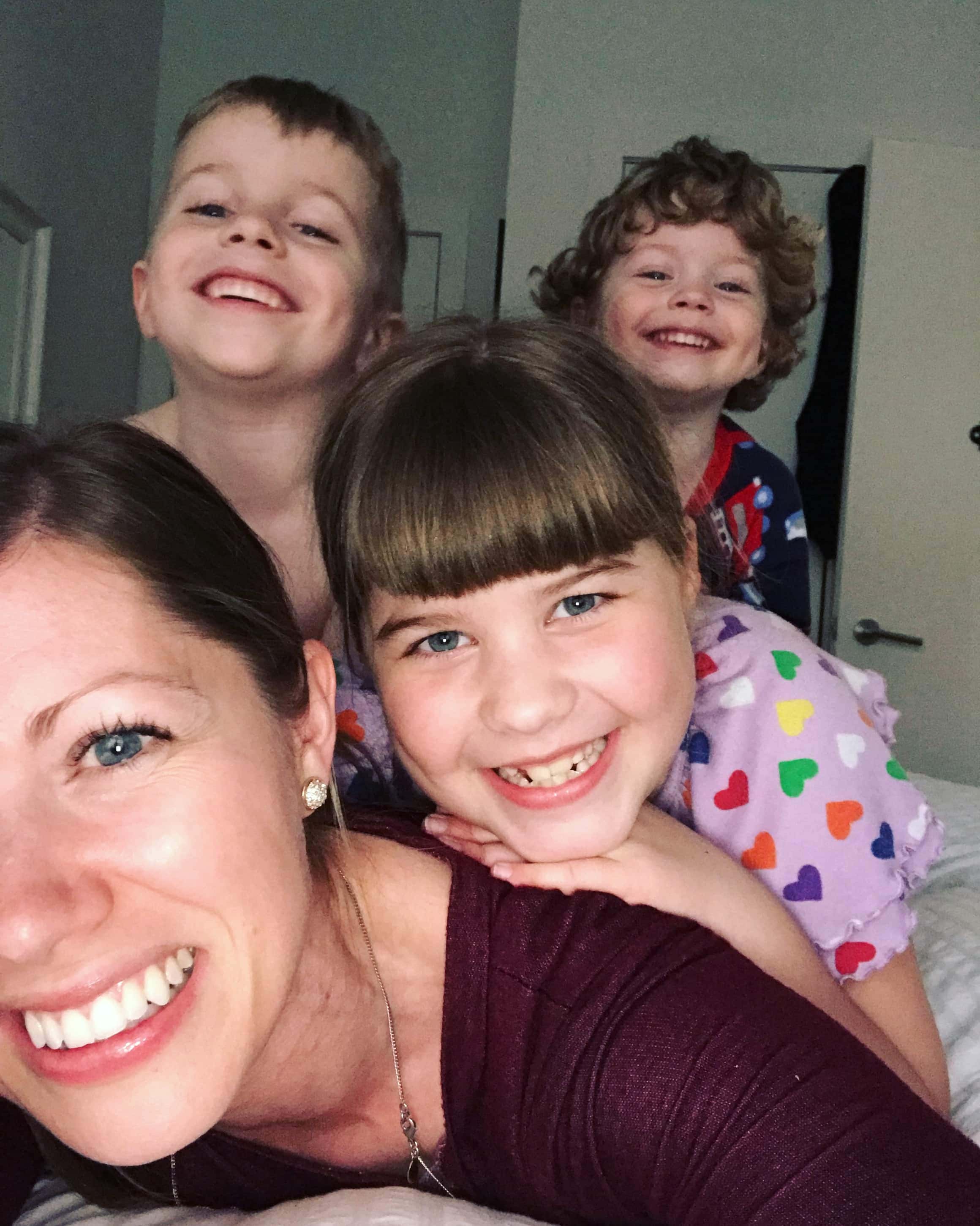 Lauren and the kids