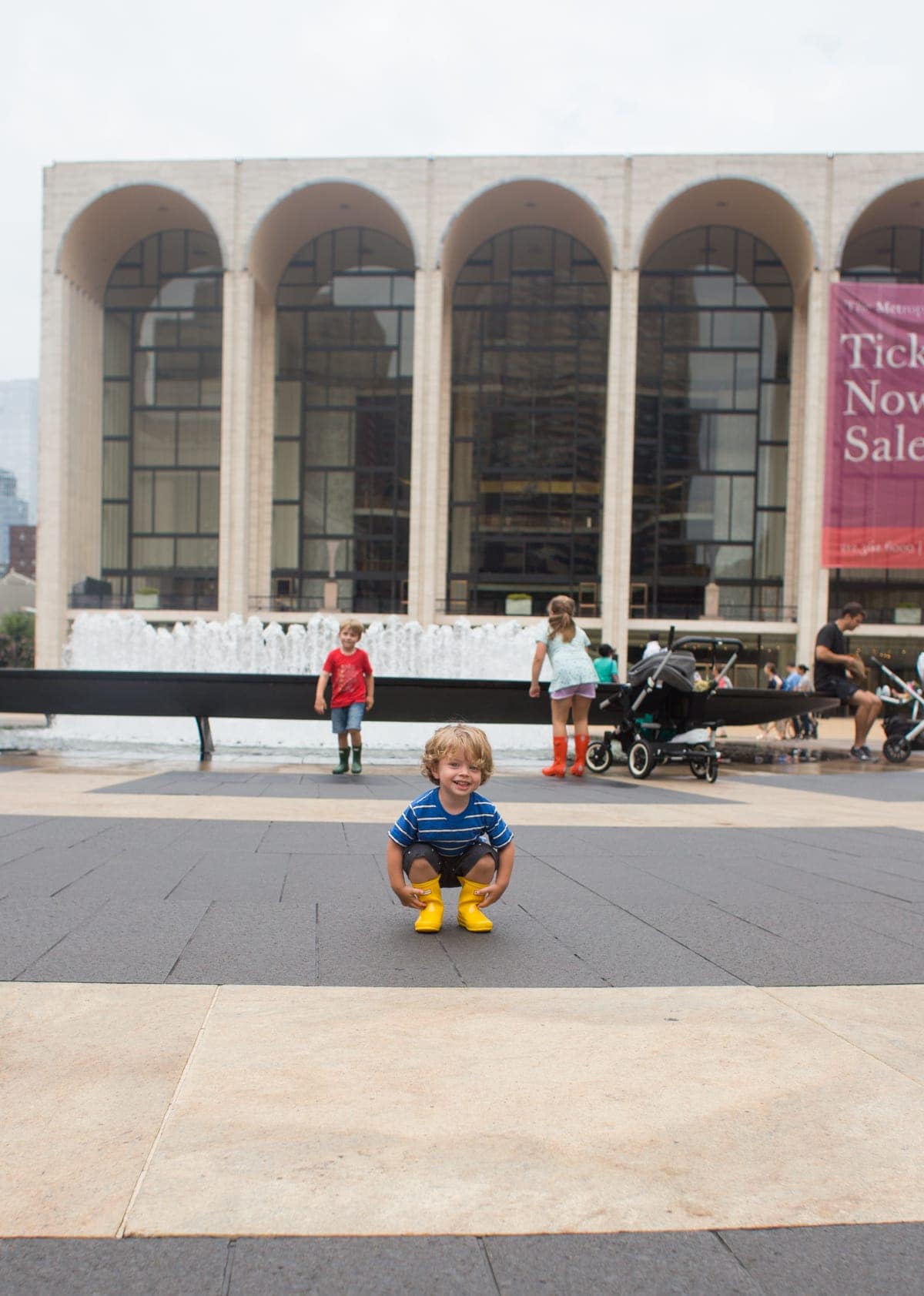 Brennan family at the Lincoln center