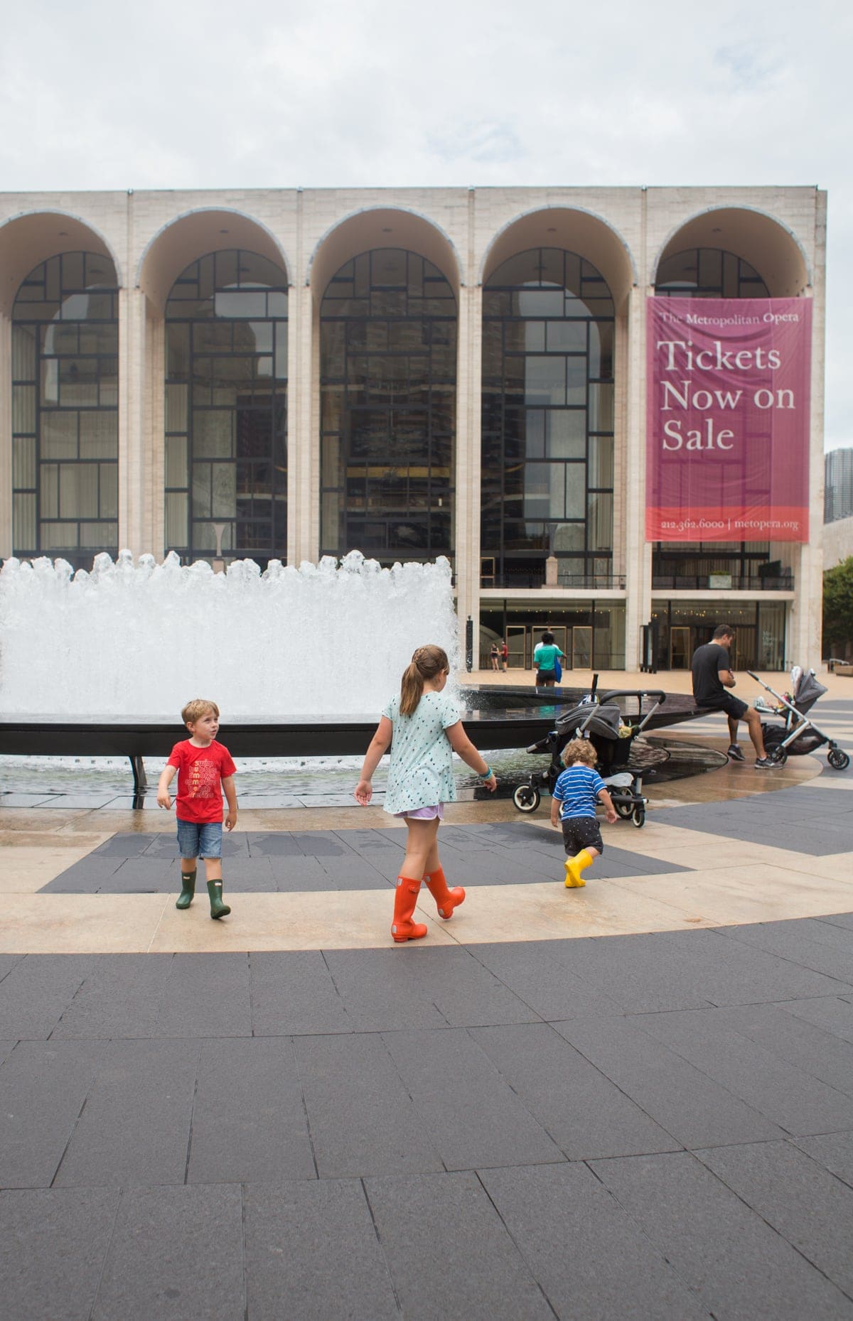 Brennan family at the Lincoln center