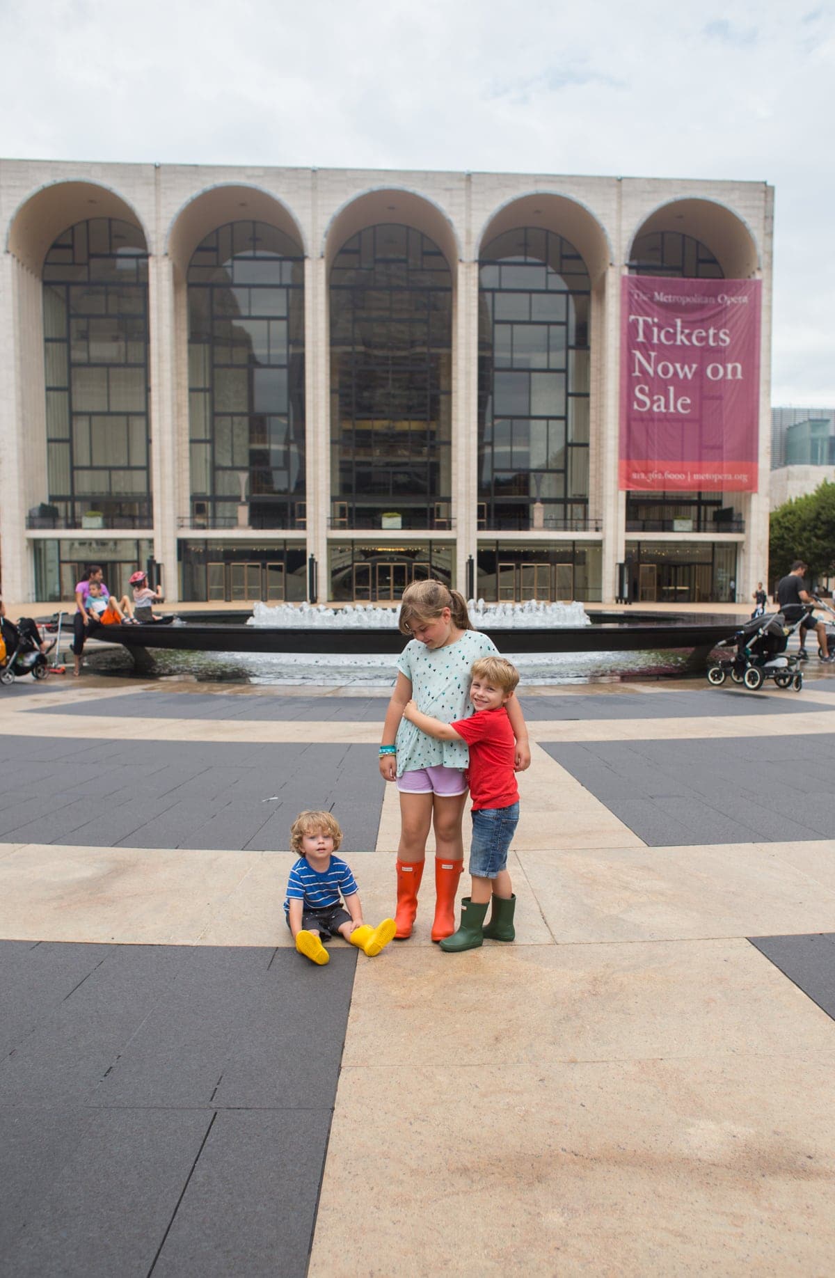 The kids at the Lincoln center