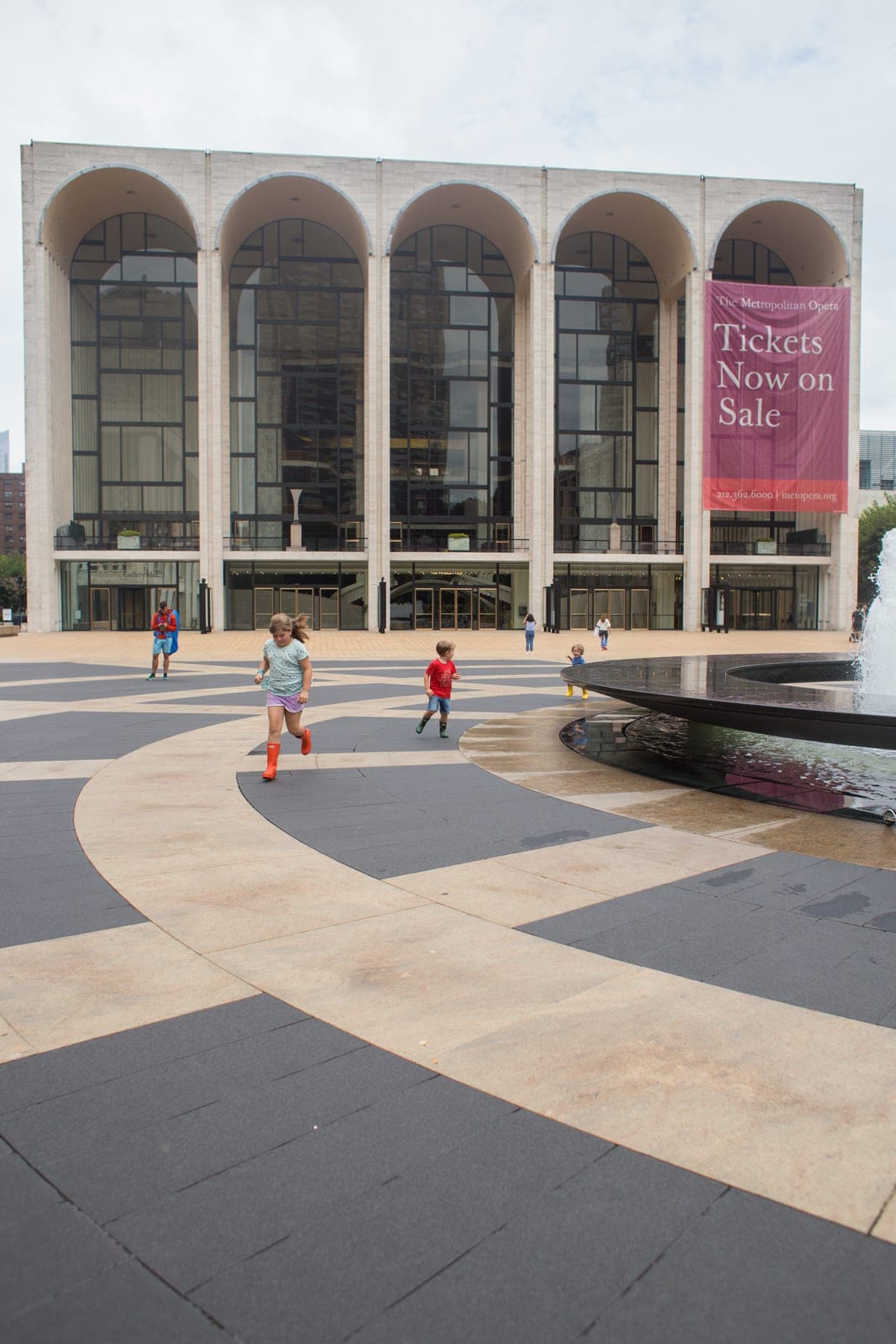 The kids at the Lincoln center