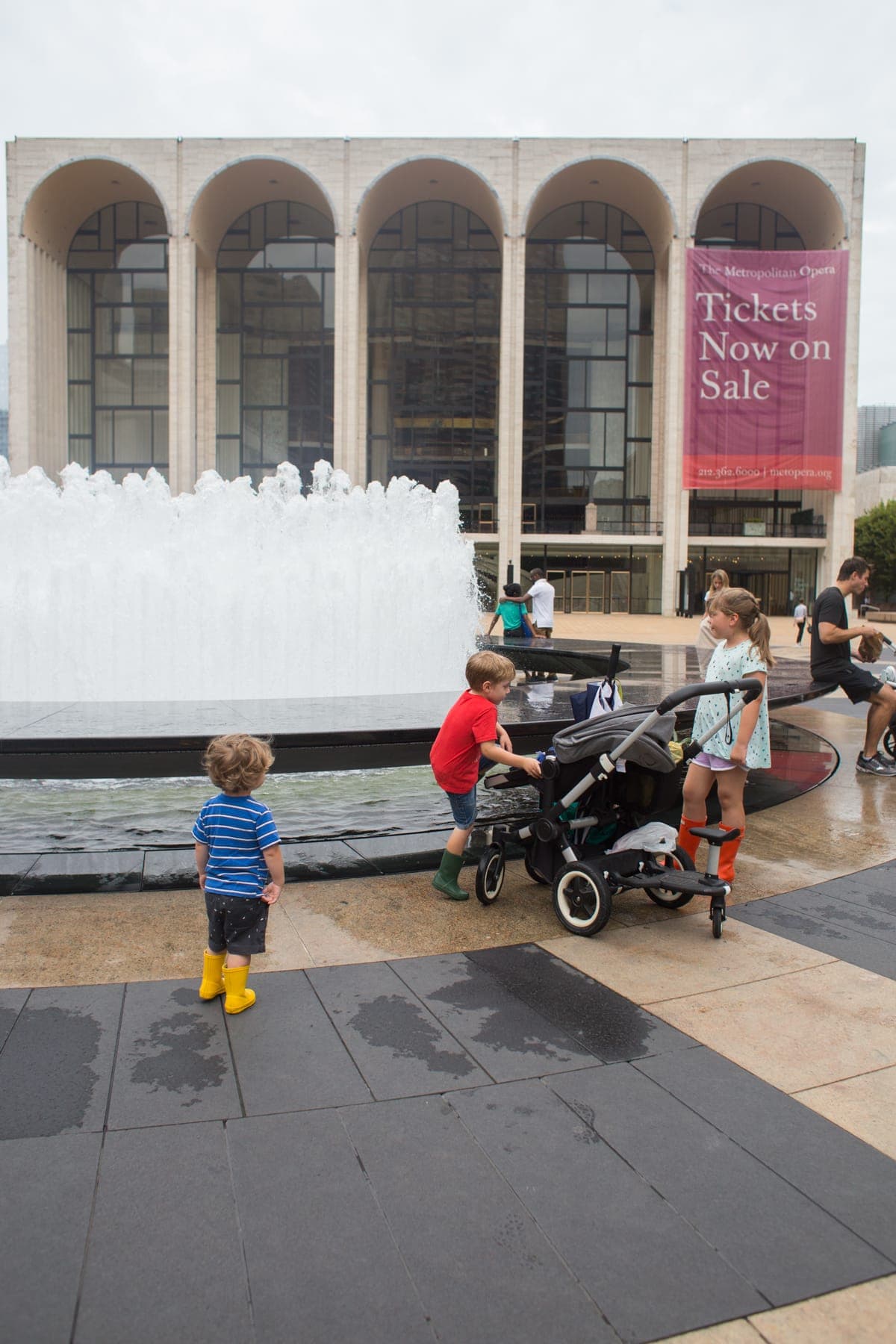 Brennan family at the Lincoln center