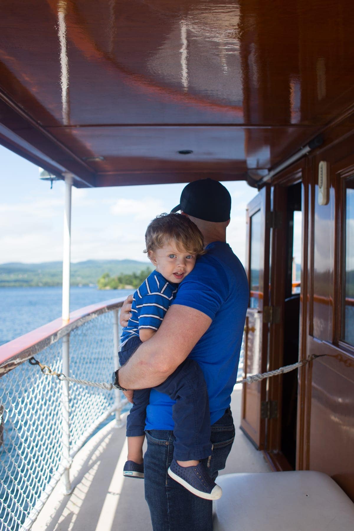 Gordon holding Eddie