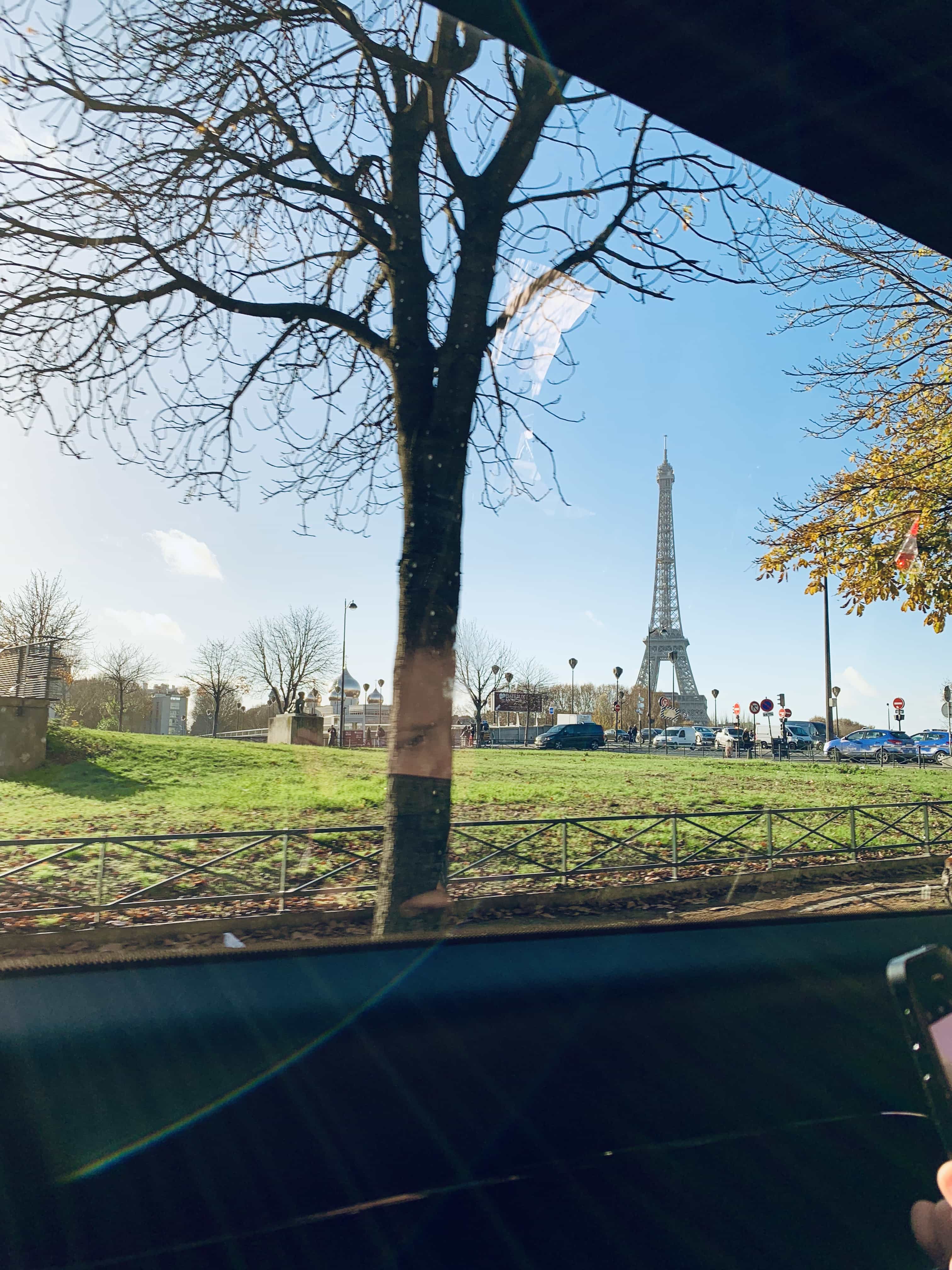 Eiffel Tower in the distance