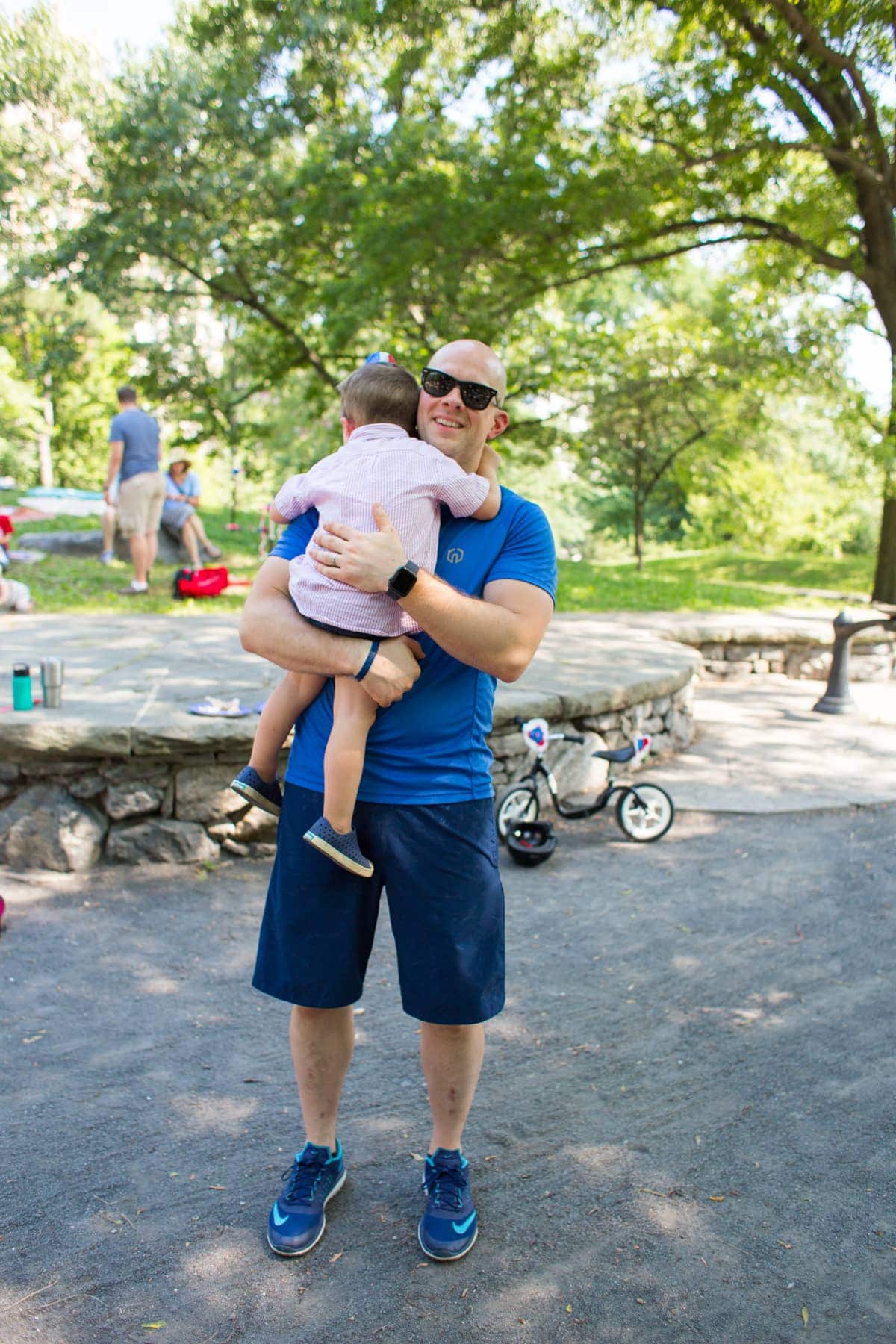 Gordon holding Eddie