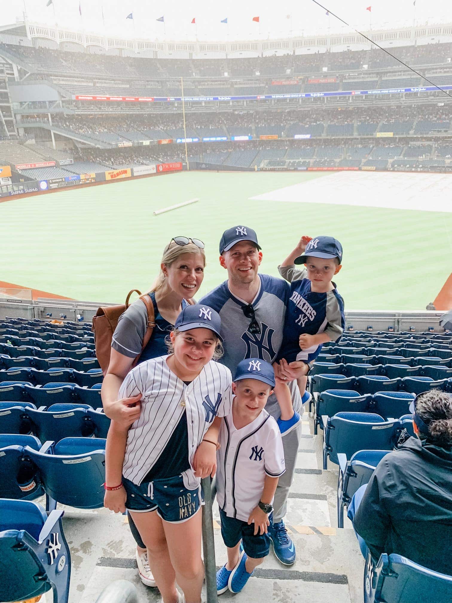 Brennan Family at a NY Yankees game