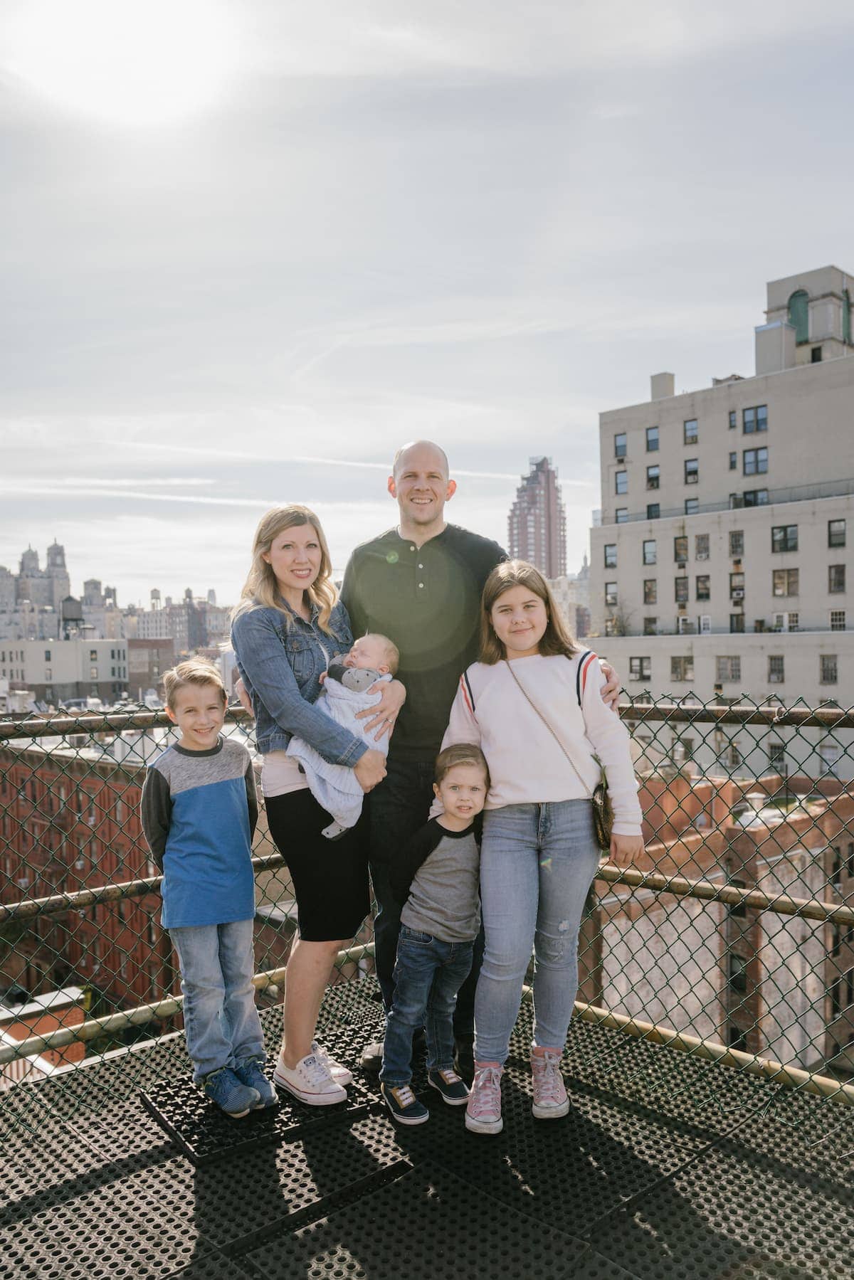 Brennan Family posing for the camera