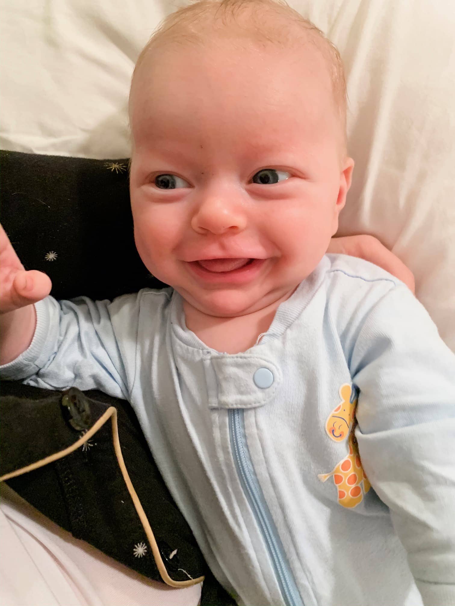 Porter smiling