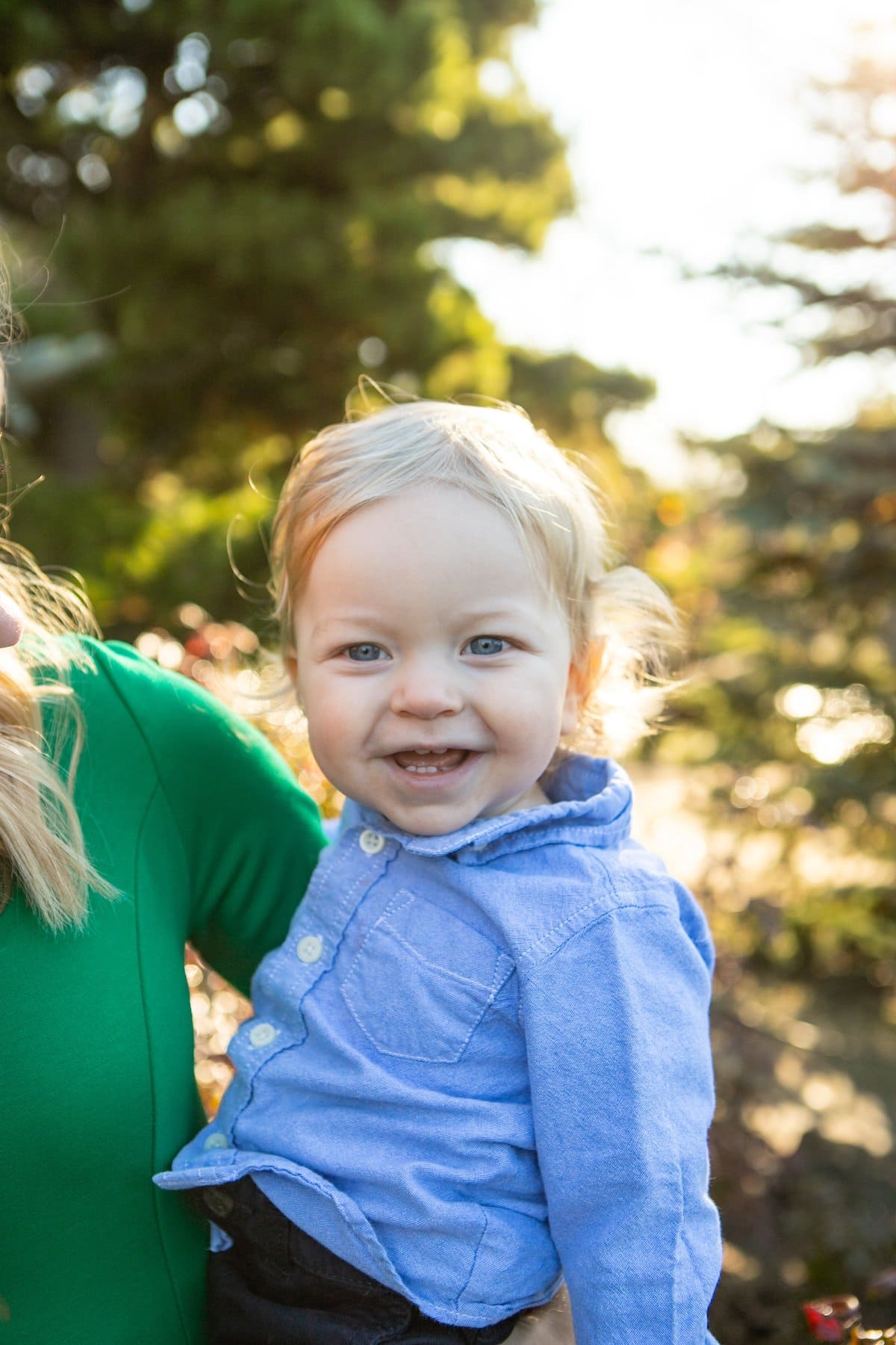 baby smiling
