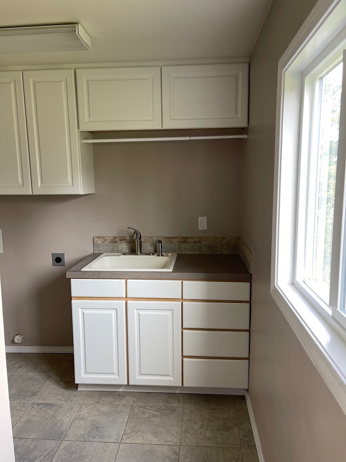 empty laundry room