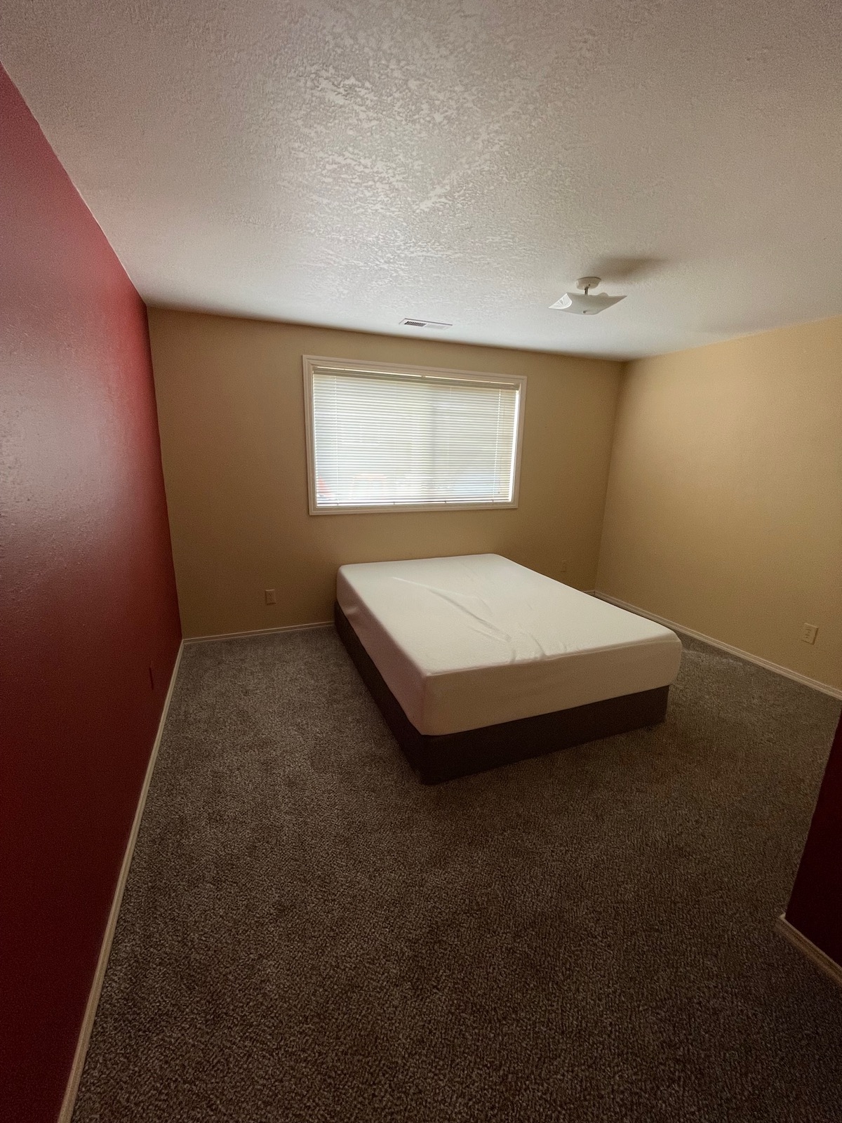 empty bedroom in beach house
