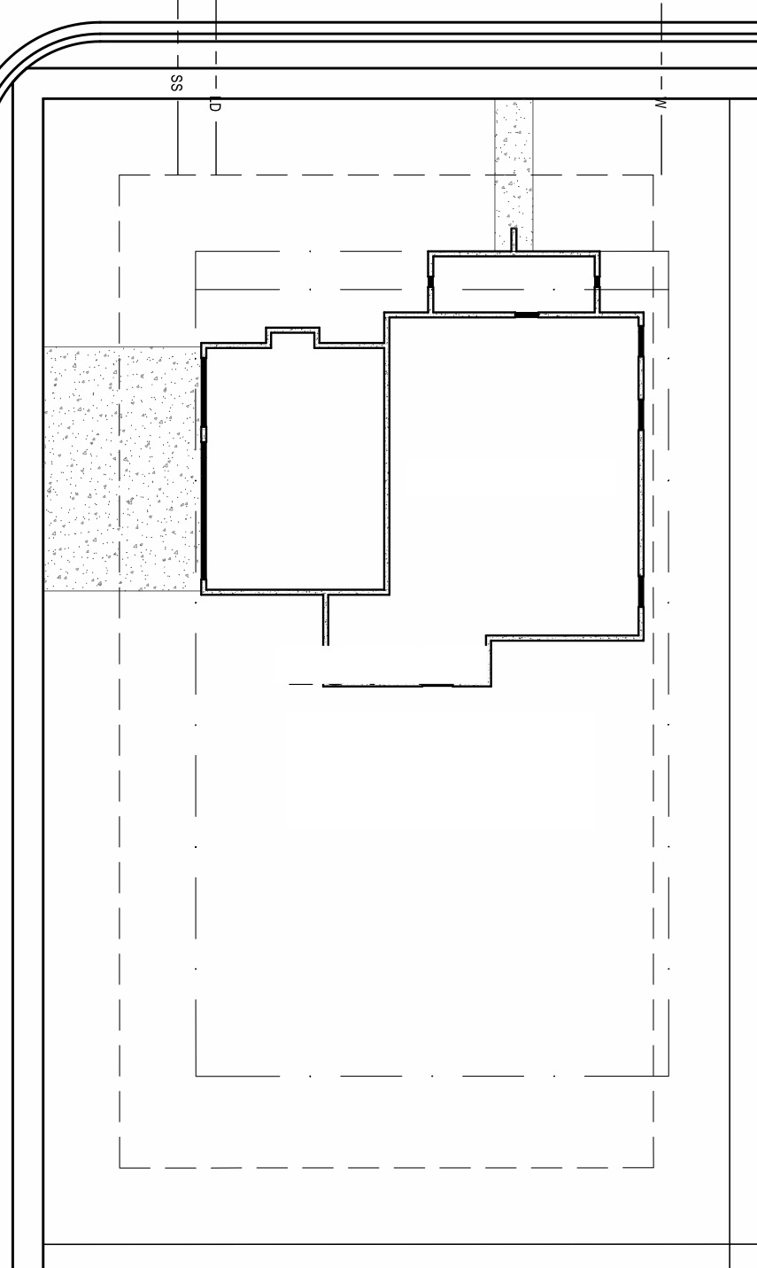 home footprint on lot